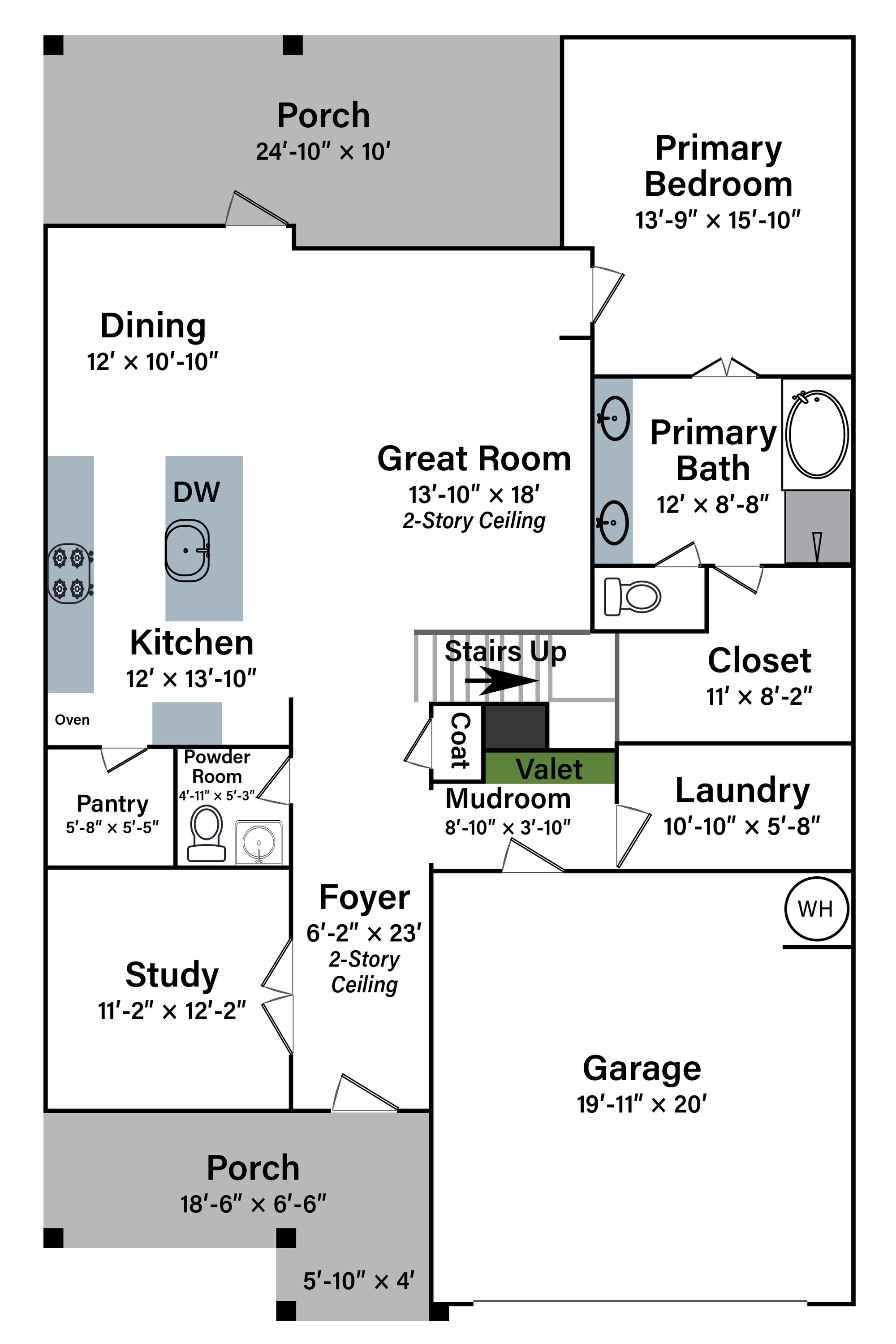 First floor plan.