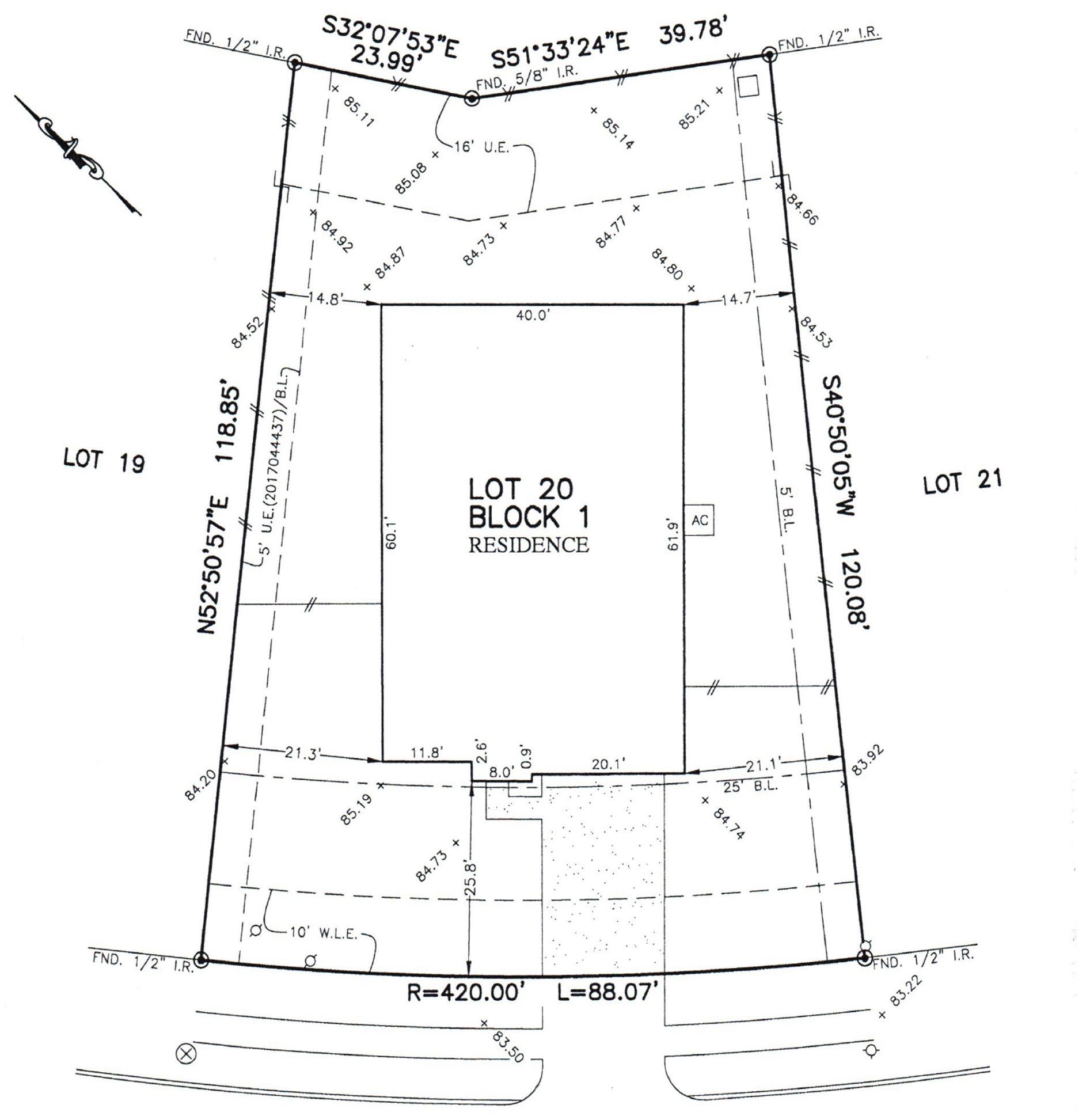 April 2019 survey plat.